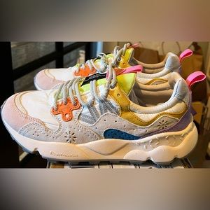 Brand new Flower Mountain Yamano 3 Sneakers In Suede And Technical Fabric-